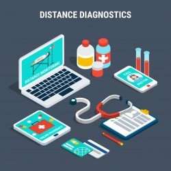 Medical diagnostics isometric set