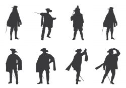Royal Musketeers Silhouettes