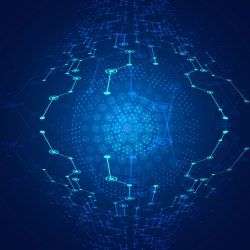 Abstract technology background design illustration