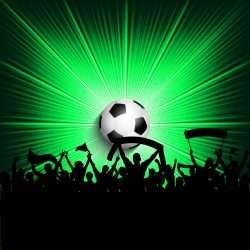 Football supporters background