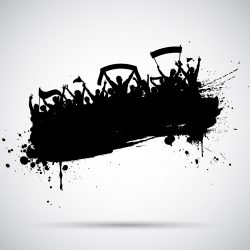 Grunge football / soccer background