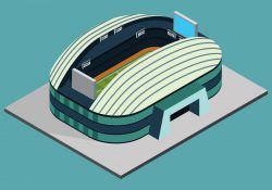 Isometric Soccer Stadium