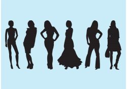 Woman Silhouette Set