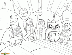 lego movie coloring pages