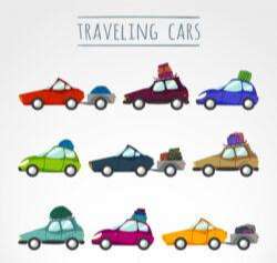 9 cartoon station wagon