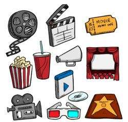 12 color painting movie element