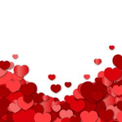 Creative broken love background vector