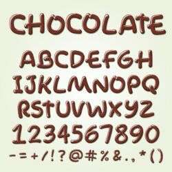 50 creative chocolate letters