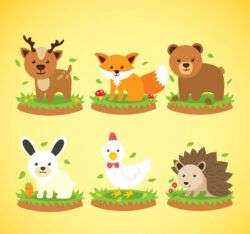 6 cute and cute little animals to design