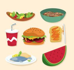 Delicious fast food