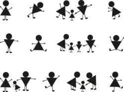 Family icon set