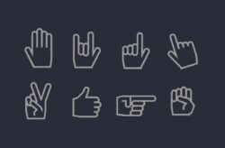 Hand Signal Icons 01