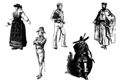 Historic Figure Illustrations 01