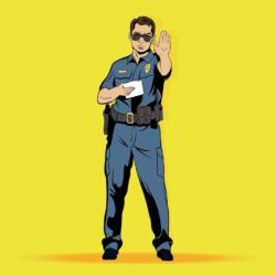 Police officer comics character