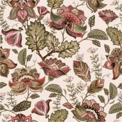 Recurring flower style seamless background