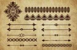 Victorian Era Vector Design Elements