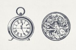 Vintage Clocks & Timepiece Illustrations 01
