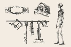 Vintage Skulls & Spooky Illustrations 01