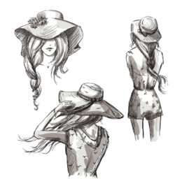 Women with hats to design