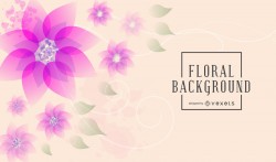 Artistic Floral Background Set