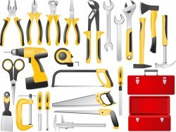 Building Tools Set 01 Vector