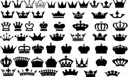 Crowns Vector Icon