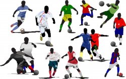 Football Players Vector