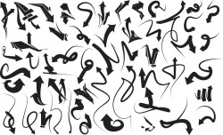 Graffity Arrows Vector