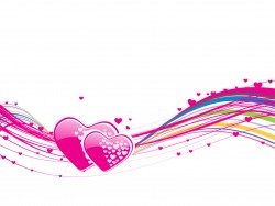 Heart background Vector