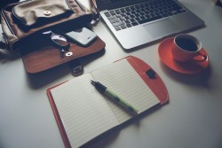 Laptop Coffee Notebook