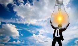 Person Pear Light Bulb