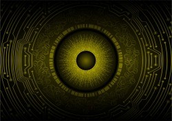 Yellow eye background